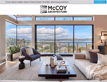 Tablet Screenshot of mccoyarchitecture.com